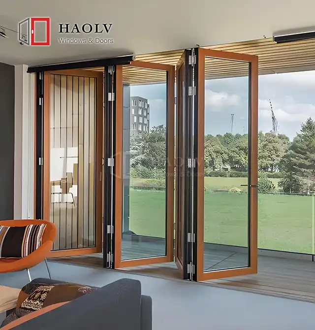 Aluminum Thermal Break Folding Door
